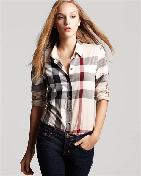 women's burberry shirts|burberry women's shirts & tops.